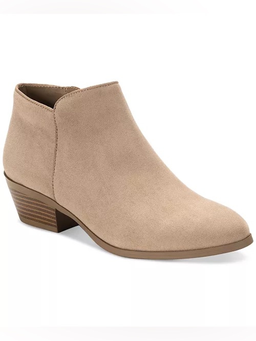 🖤🖤 Style & Co. Wileyy Light Taupe Micro Ankle Booties